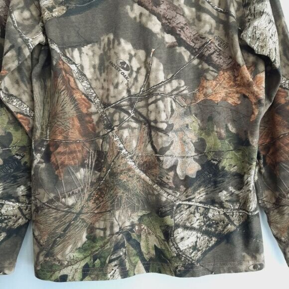 WALLS X MOSSY OAK | Camo Crewneck Long Shirt T-Shirt Tee Sz L - Picture 9 of 12